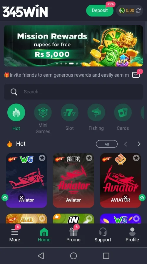 345win game banner image